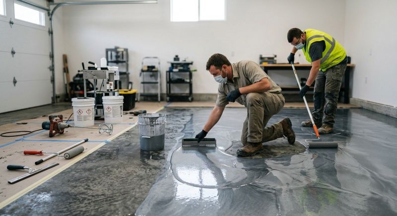 Epoxy Coating Installation in Frederick, MD